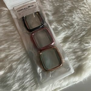 3 Pack - Fintie Screen Protector Case Compatible with Fitbit Versa 2 Smartwatch